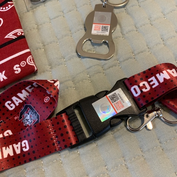 South Carolina Gamecocks Fan 6-Pc Car Set NEW Koozie Lanyard Car coasters & more - Picture 12 of 13